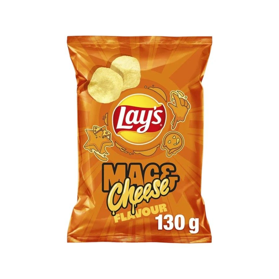Lay's Potato Chips Mac n Cheese Flavor 130gr