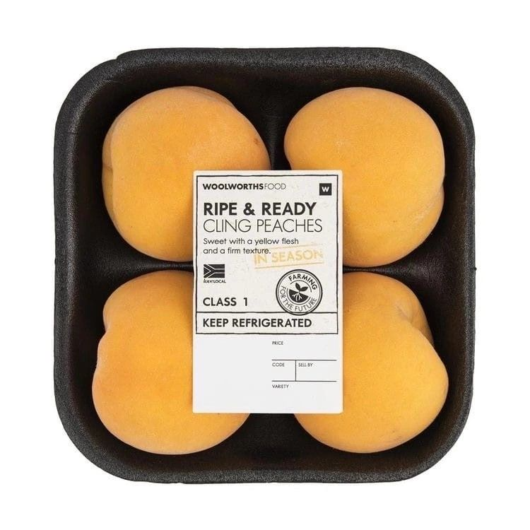 Organic Cling Peaches 250gr