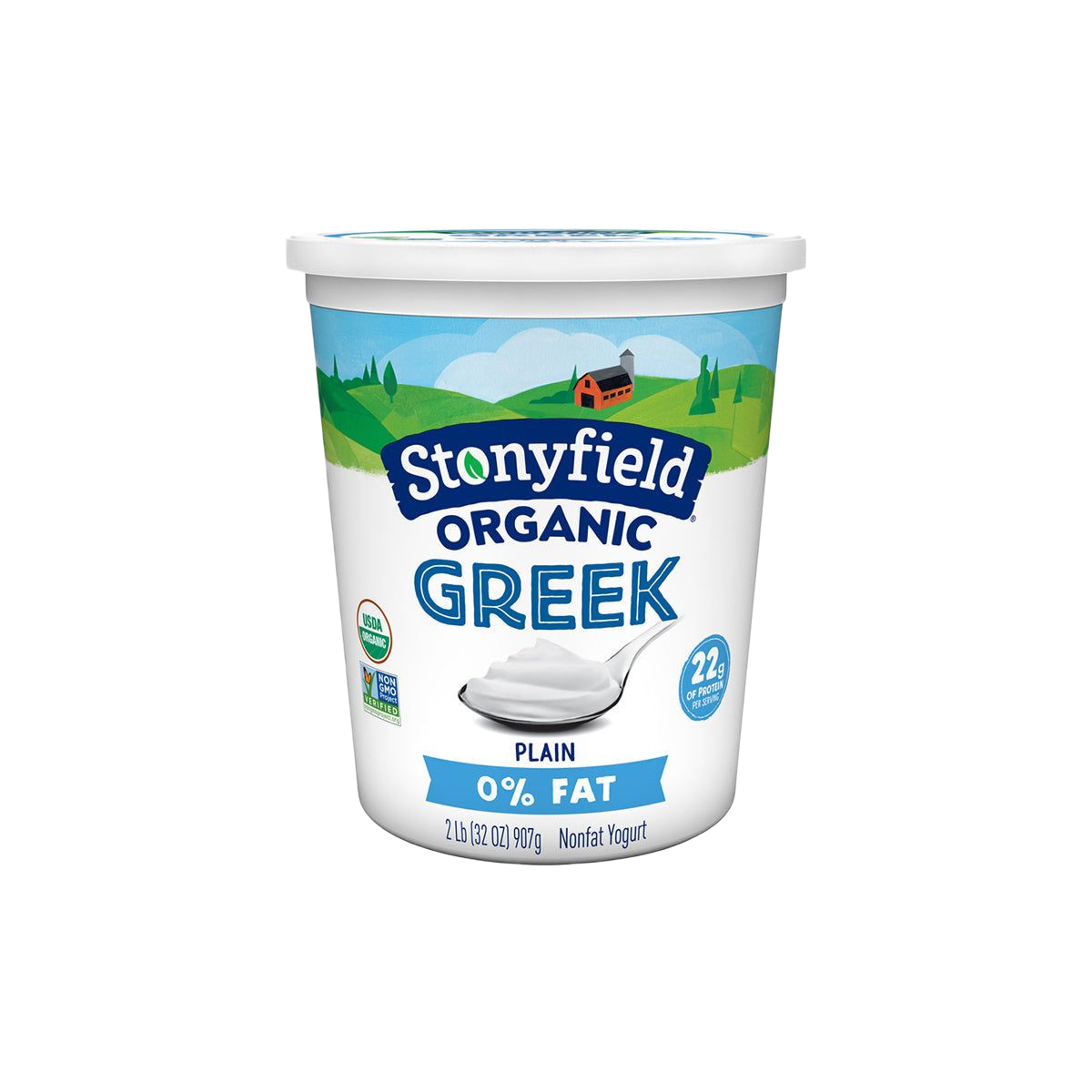 thumbnail Stonyfield Organic Greek Yoghurt Plain 22g